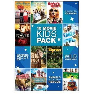10 Kids Movies Dvd Bundle Pack